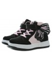 Ботинки для девочки TomMiki T-10313-D черный/розовый (27-32)