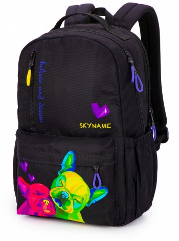 Рюкзак для подростков SkyName 77-20 мультиколор 28х16х41