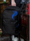 Рюкзак для подростков SkyName 80-48 черный-синий 30х16х42