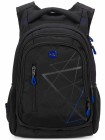 Рюкзак для подростков SkyName 90-139 черный-синий 30Х18Х42