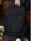 Рюкзак для подростков SkyName 90-142 черный-синий 30Х18Х42