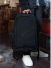 Рюкзак для подростков SkyName 90-144 черный-синий 30Х18Х42