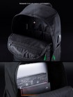 Рюкзак для подростков SkyName 80-43 черный-красный 30х16х42