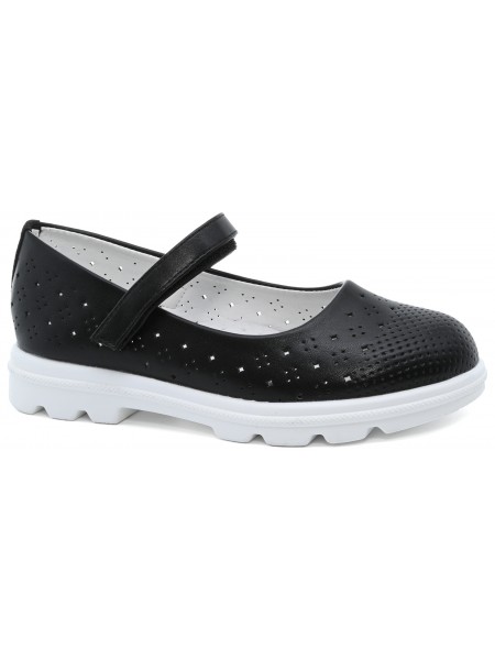 Туфли для девочки школьные Мифёр 2229J-1 черный (30-37)