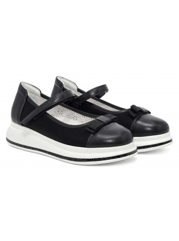 Туфли для девочки школьные TomMiki B-10226-A черный (33-38)