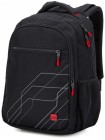 Рюкзак для подростков SkyName 90-124 черный/красный 29Х18Х40