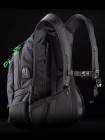 Рюкзак SkyName 90-110 черный-зеленый 30Х16Х42