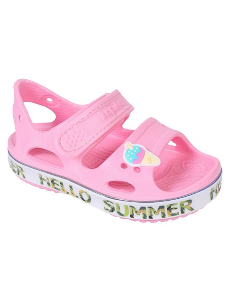 Пляжная обувь со светодиодами Kapika 82189 розовый (25-30)