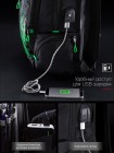 Рюкзак SkyName 90-102 черный-зеленый 30Х16Х42
