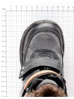 Ботинки зимние Котофей 352050-51 серый/черный (23-31)